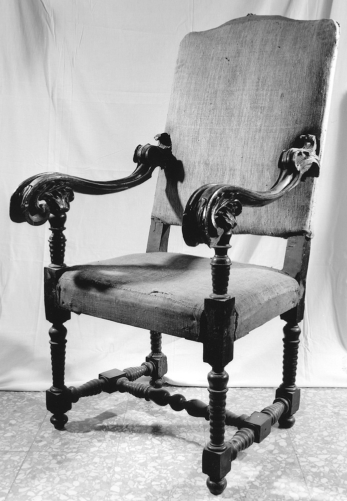 servizio di sedie, insieme - manifattura emiliana (sec. XVII)