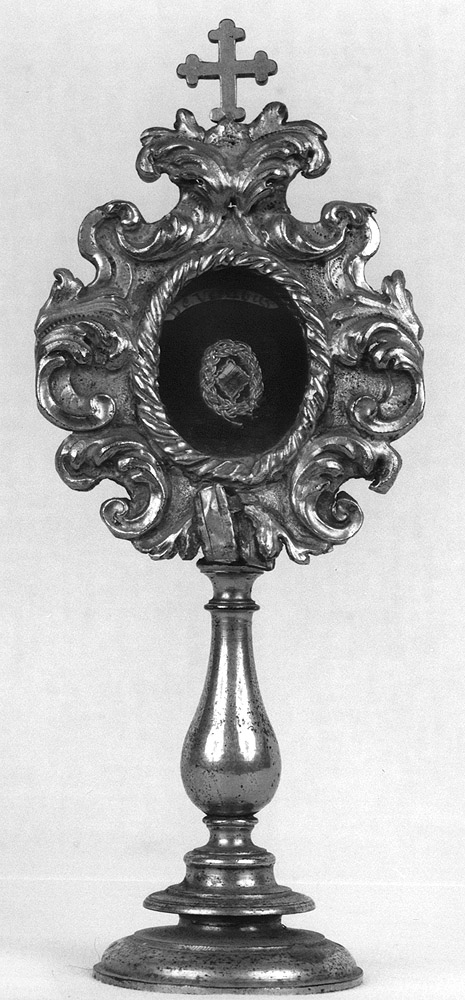 reliquiario - a ostensorio - bottega emiliana (sec. XVIII)