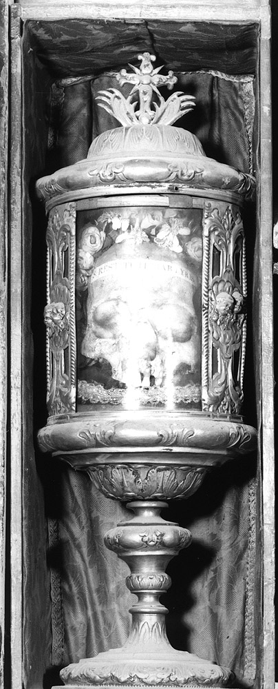 reliquiario - a ostensorio - bottega emiliana (prima metà sec. XVIII)