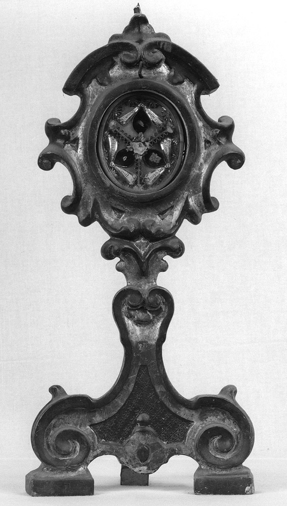 reliquiario - a ostensorio - bottega emiliana (seconda metà sec. XVIII)