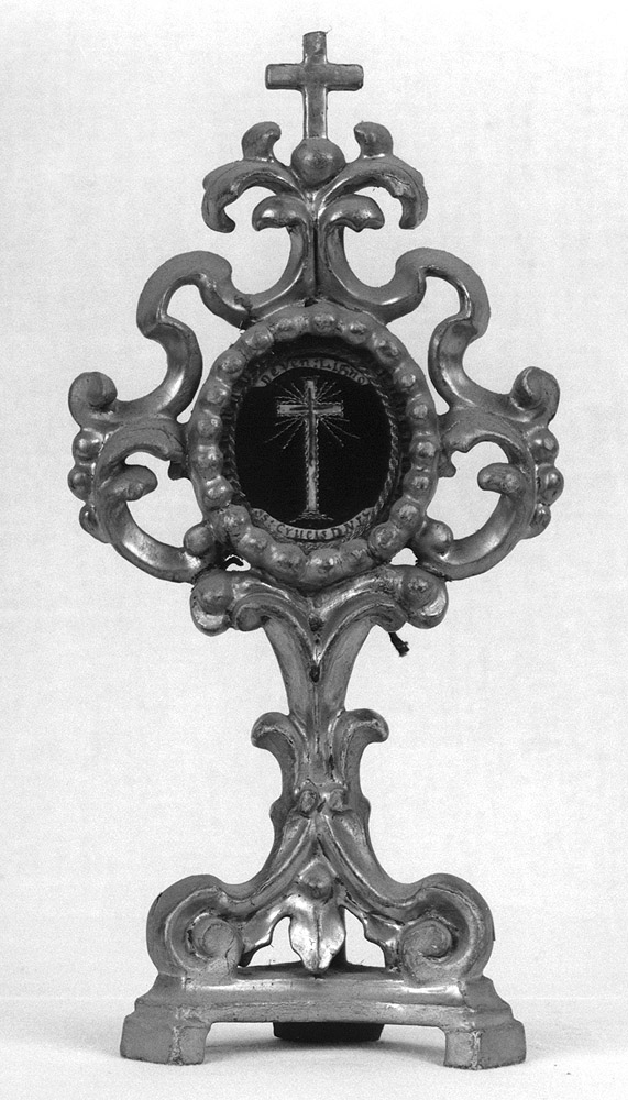 reliquiario - a ostensorio - bottega emiliana (seconda metà sec. XVIII)