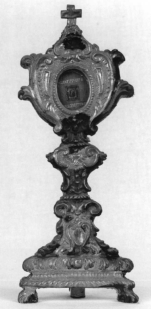 reliquiario - a ostensorio - bottega emiliana (metà sec. XVIII)