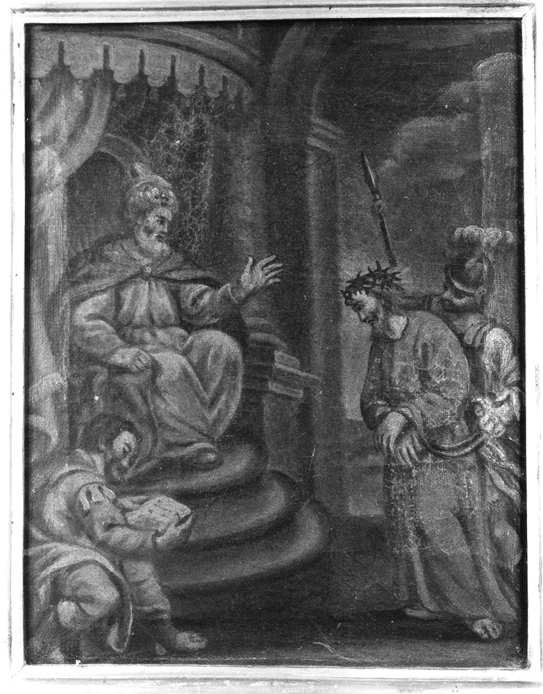 stazioni della via crucis (dipinto, ciclo) - ambito emiliano (sec. XVIII)