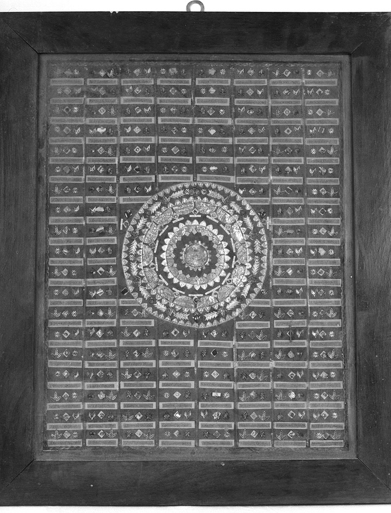 reliquiario - a tabella di Della Mirandola Francesco Antonio (sec. XIX)