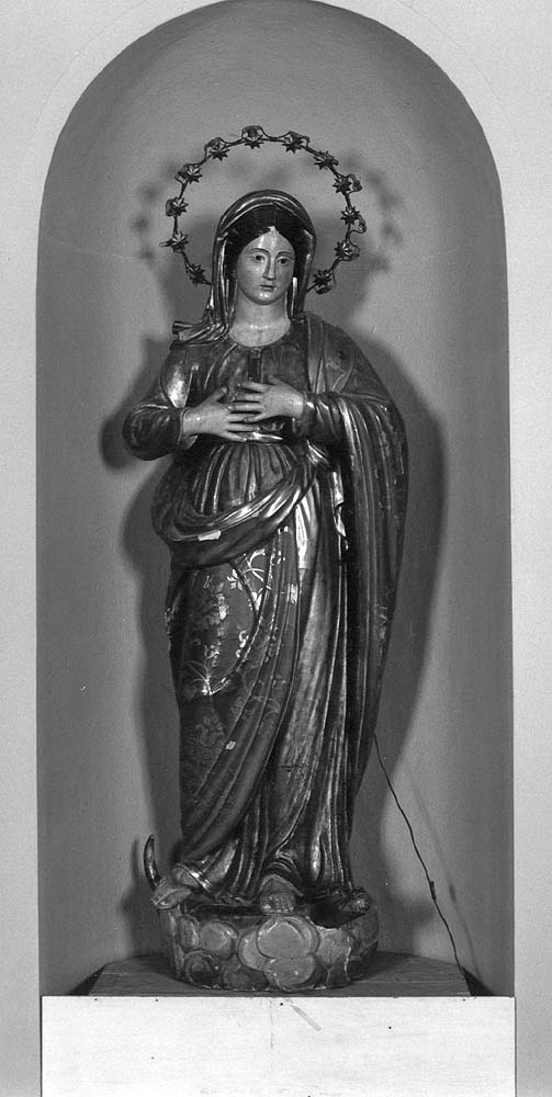 Madonna Immacolata (statua) di Filicori Giovanni (attribuito) (metà sec. XIX)