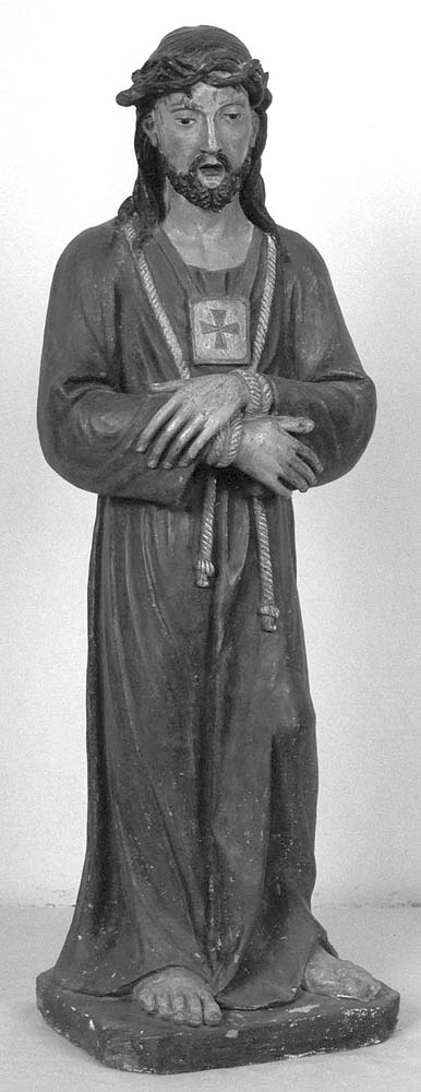 Ecce Homo (statuetta devozionale) di Filicori Giovanni (attribuito) (metà sec. XIX)