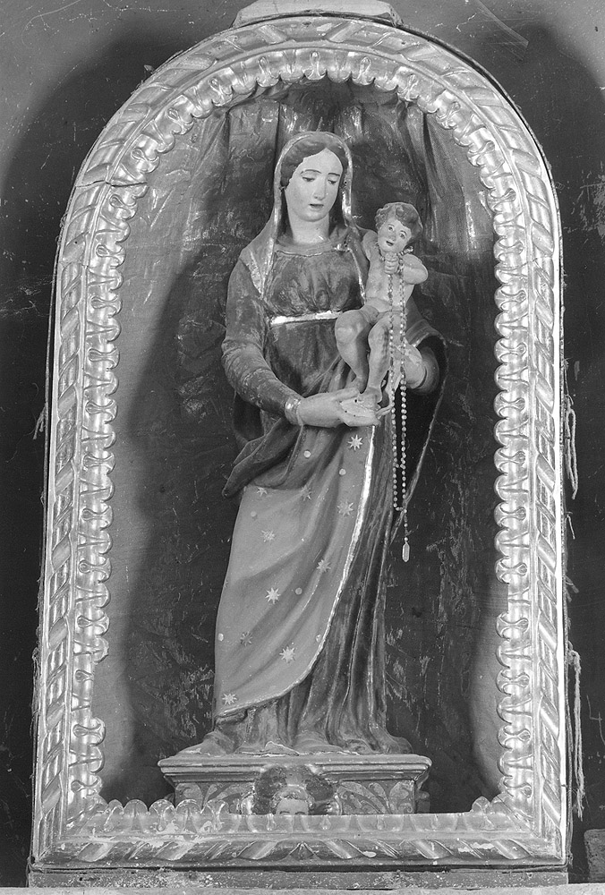 Madonna con Bambino (statua) - bottega emiliana (seconda metà sec. XVIII)