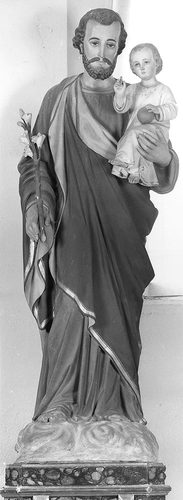 San Giuseppe e Gesù Bambino (statua) - bottega emiliana (prima metà sec. XX)