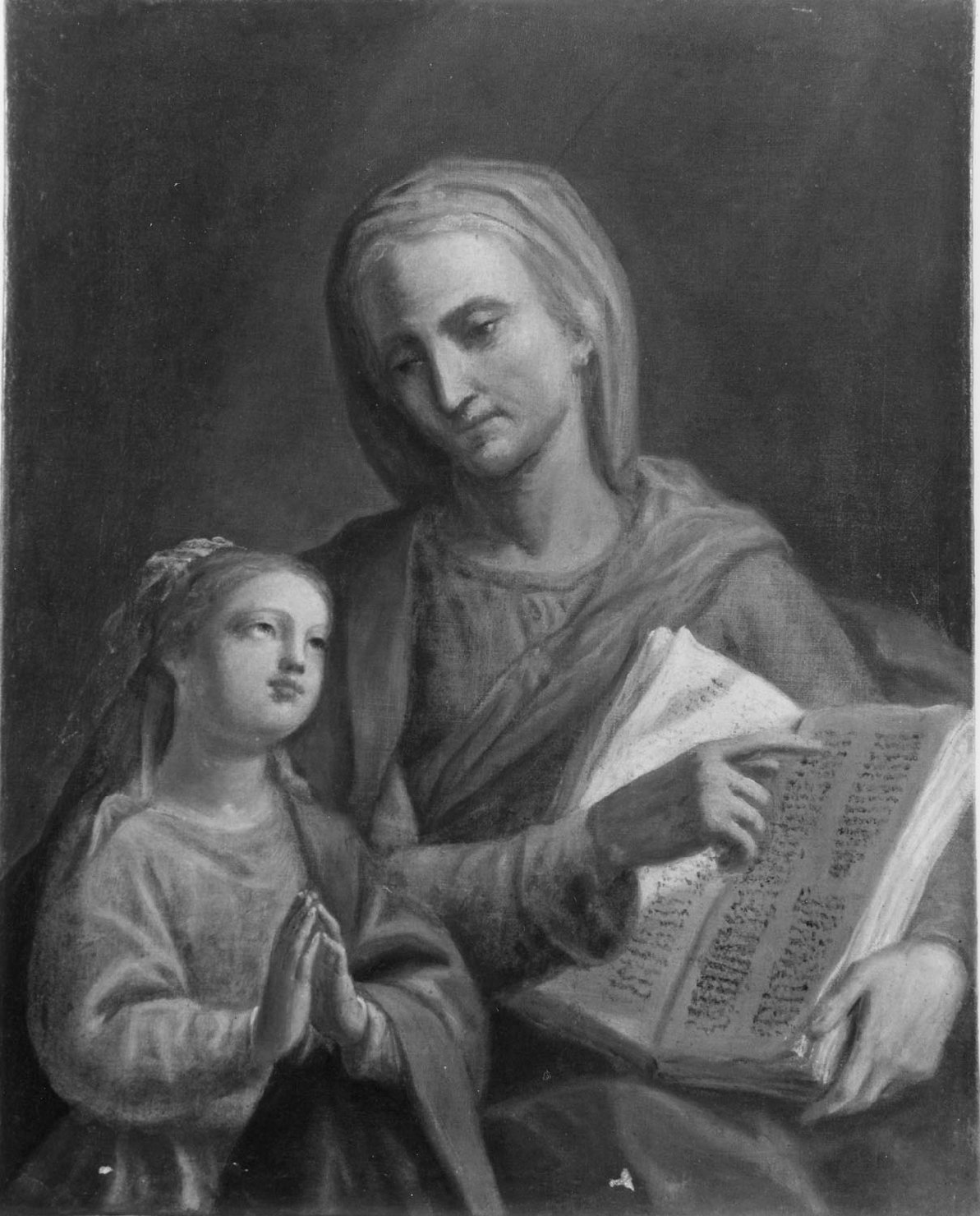 educazione di Maria Vergine (dipinto) - ambito emiliano (prima metà sec. XIX)