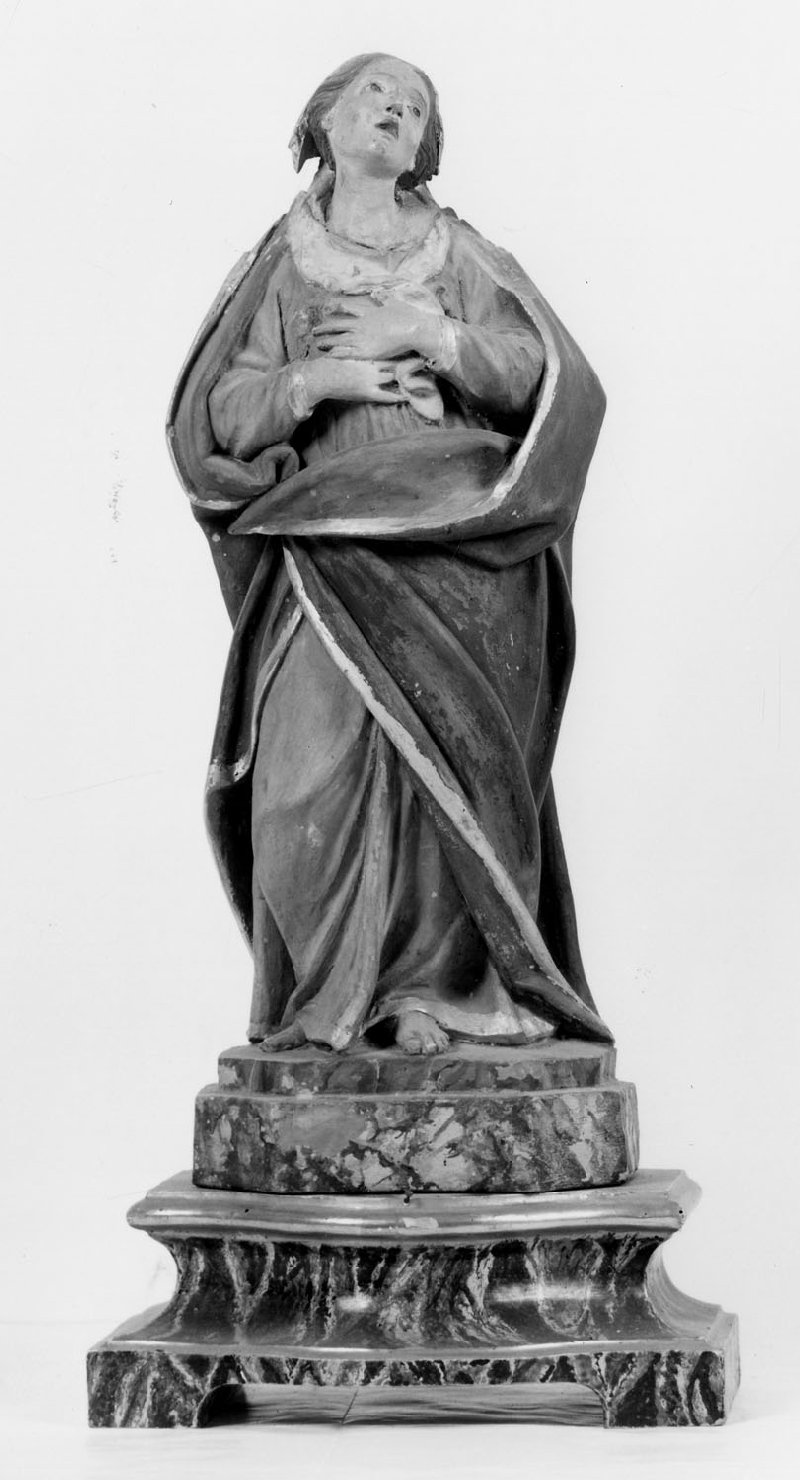 Madonna Addolorata (statuetta devozionale) - bottega emiliana (sec. XVIII)