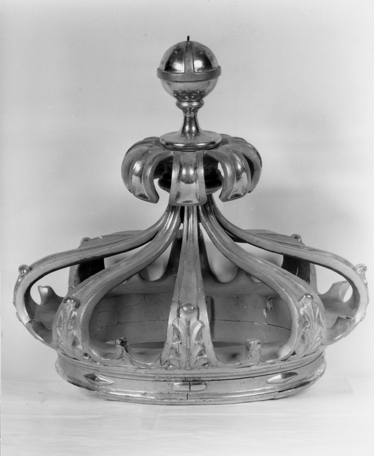 corona di tronetto per esposizione eucaristica - bottega emiliana (sec. XIX)