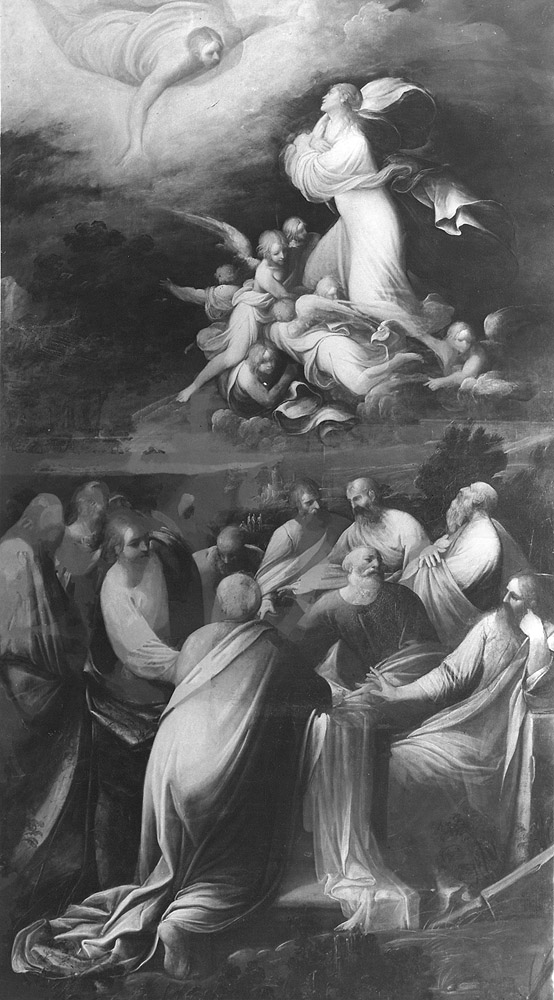 assunzione della Madonna (dipinto) di Donducci Giovanni Andrea detto Mastelletta (sec. XVII)