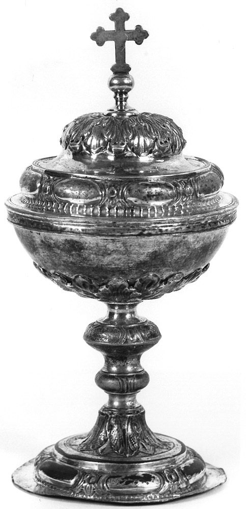 pisside - bottega emiliana (prima metà sec. XVIII)