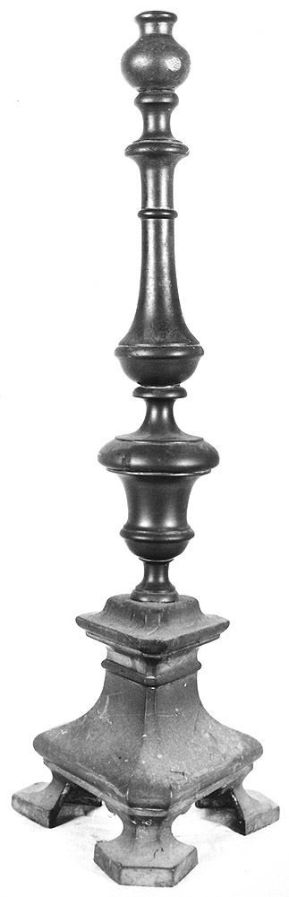 candeliere, serie - bottega emiliana (seconda metà sec. XVIII)