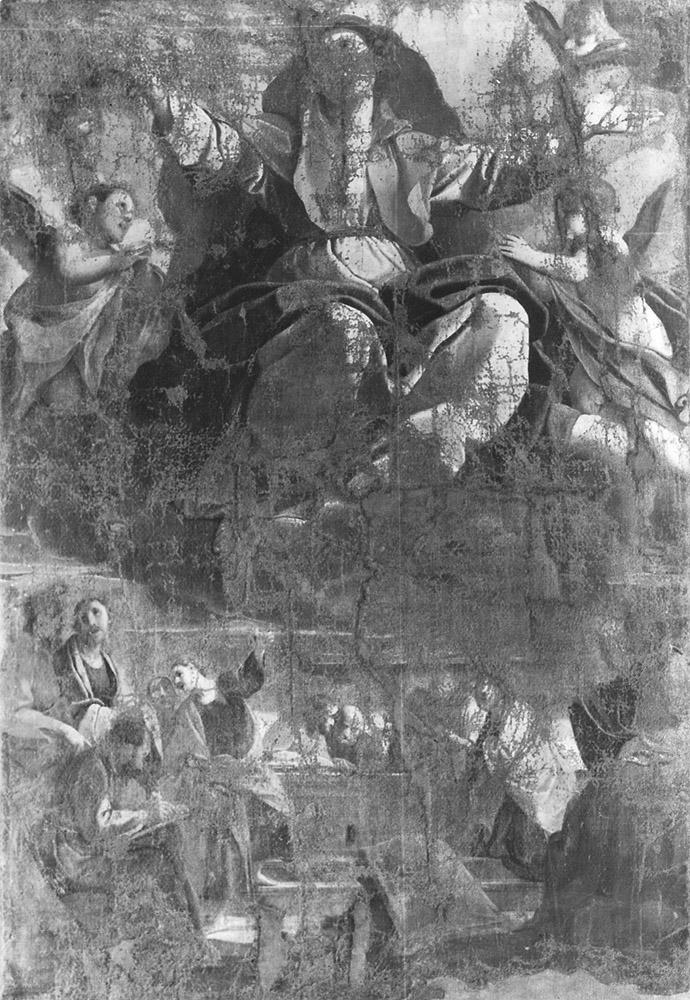 assunzione della Madonna (dipinto) di Tiarini Alessandro (primo quarto sec. XVII)