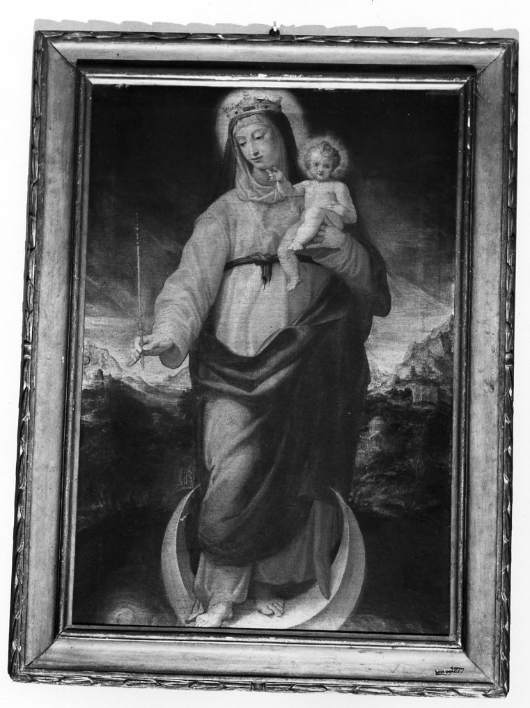 Madonna immacolata con Gesù Bambino (dipinto) - ambito bolognese (sec. XVI)