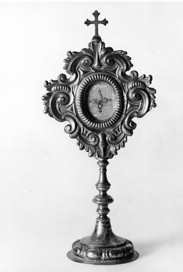 reliquiario - a ostensorio - bottega bolognese (sec. XVIII)