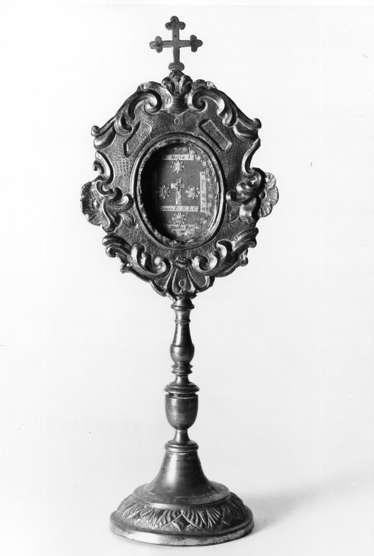 reliquiario - a ostensorio - bottega bolognese (seconda metà sec. XVII)