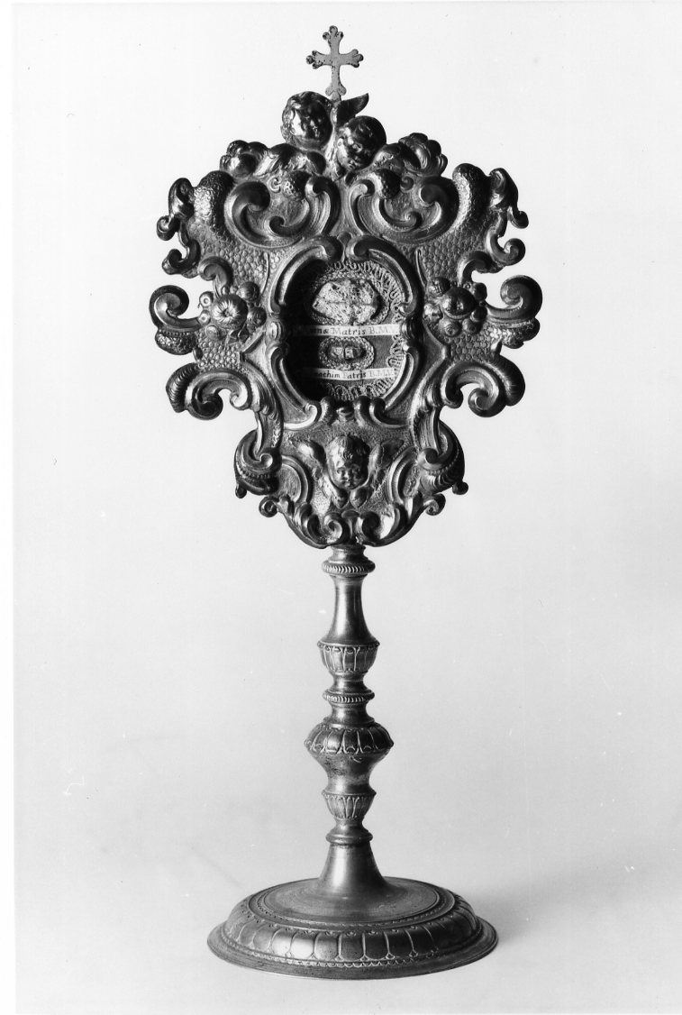 reliquiario - a ostensorio - bottega bolognese (sec. XVIII)