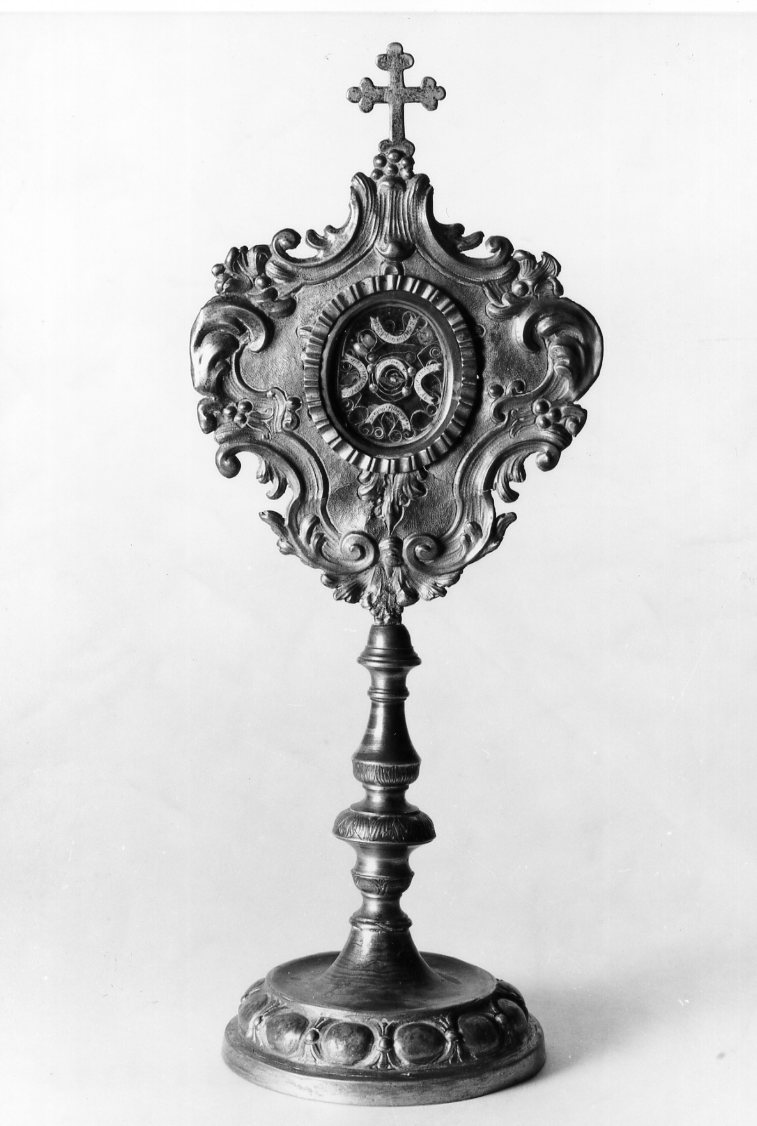 reliquiario - a ostensorio - bottega bolognese (sec. XVIII)