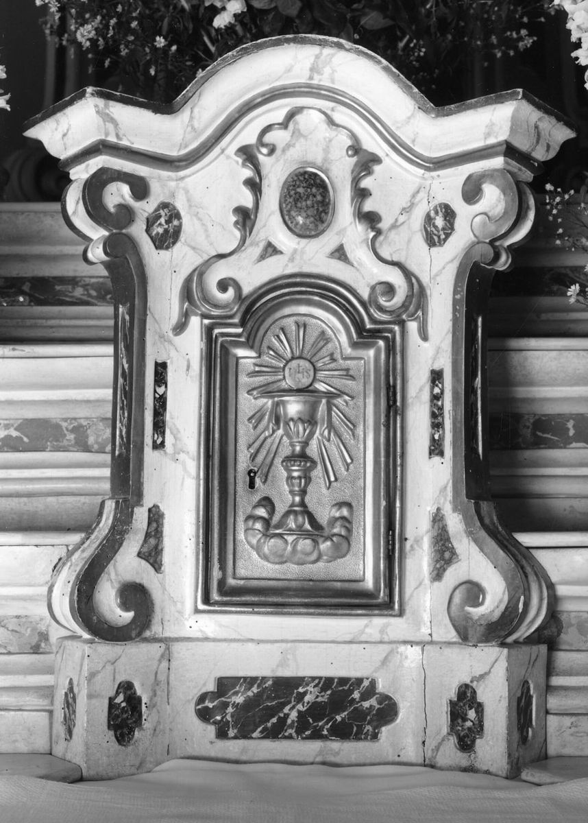 tabernacolo - manifattura emiliana (secc. XVIII/ XIX)