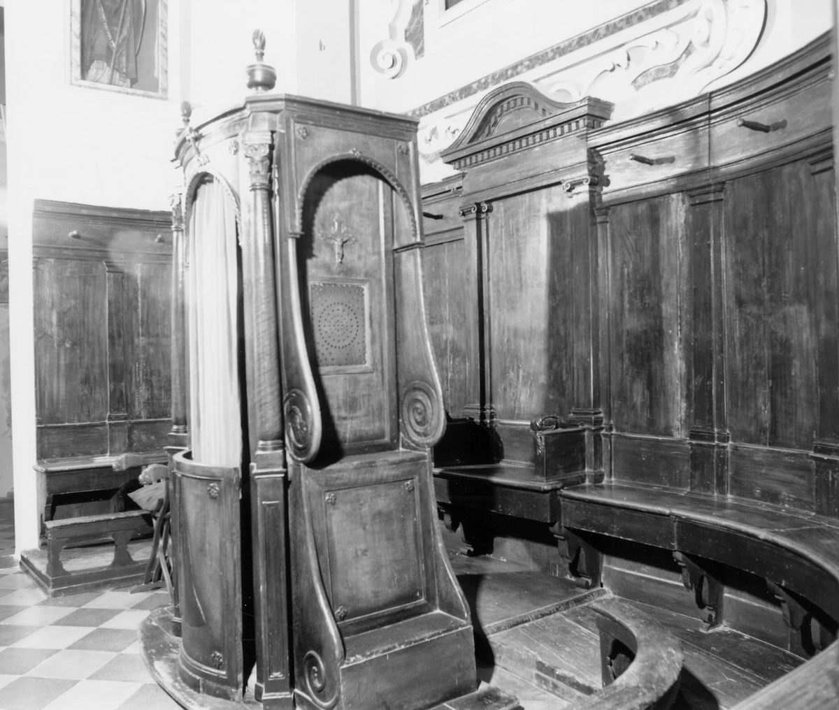 stalli del coro - manifattura emiliana (metà sec. XIX)