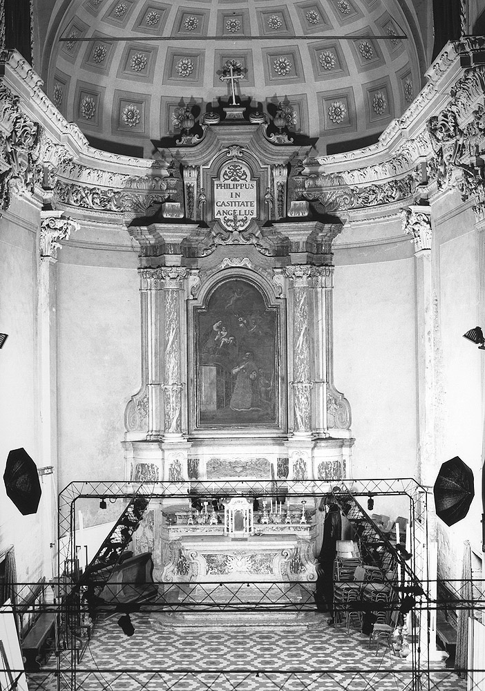 altare maggiore di Galli Ferdinando detto Ferdinando Bibiena, Caner Giuseppe (sec. XVIII)