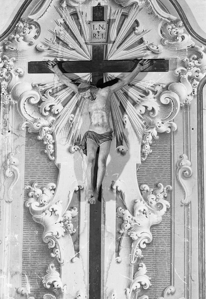 Cristo crocifisso (scultura) - manifattura emiliana (secc. XVIII/ XIX)