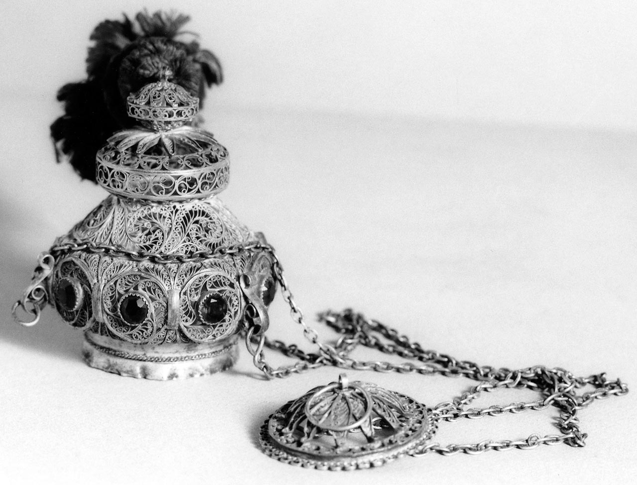 lampada pensile - bottega bolognese (sec. XIX)