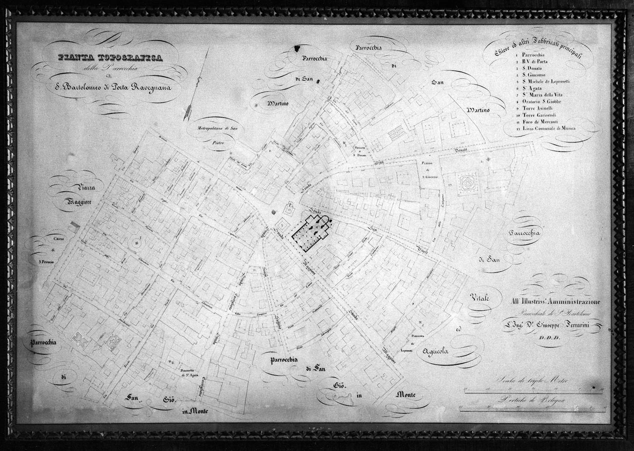 disegno - bottega bolognese (fine sec. XIX)