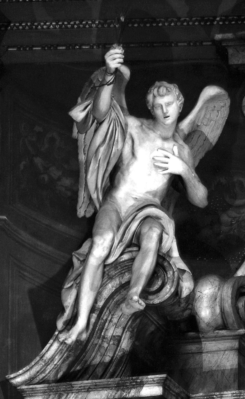 Angelo (scultura, coppia) di Tadolini Petronio (seconda metà sec. XVIII)