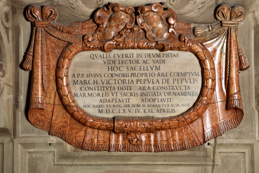 lapide - bottega bolognese (metà sec. XVII)