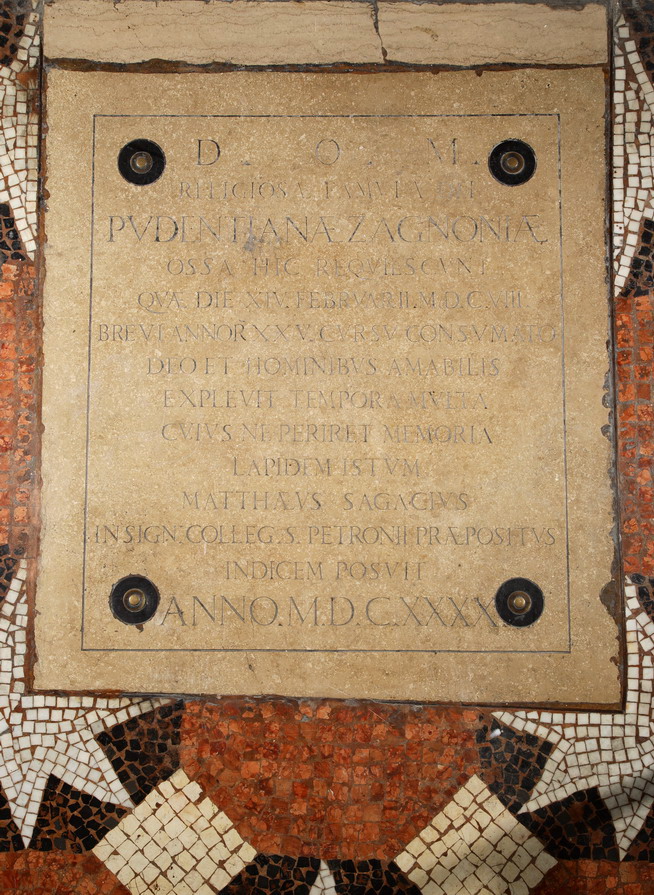 lastra tombale - bottega bolognese (prima metà sec. XVII)