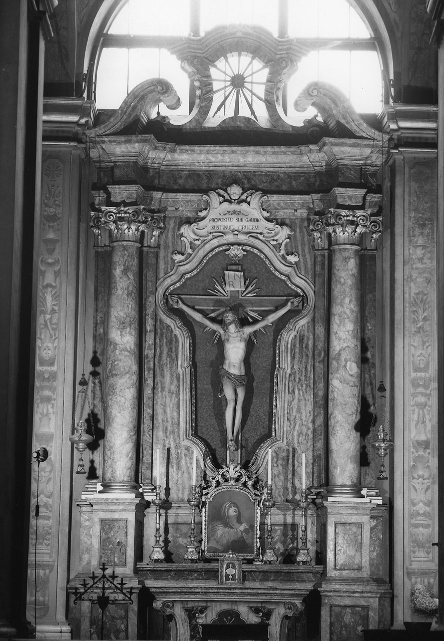 Gesù Cristo crocifisso (scultura) - bottega bolognese (prima metà sec. XVII)