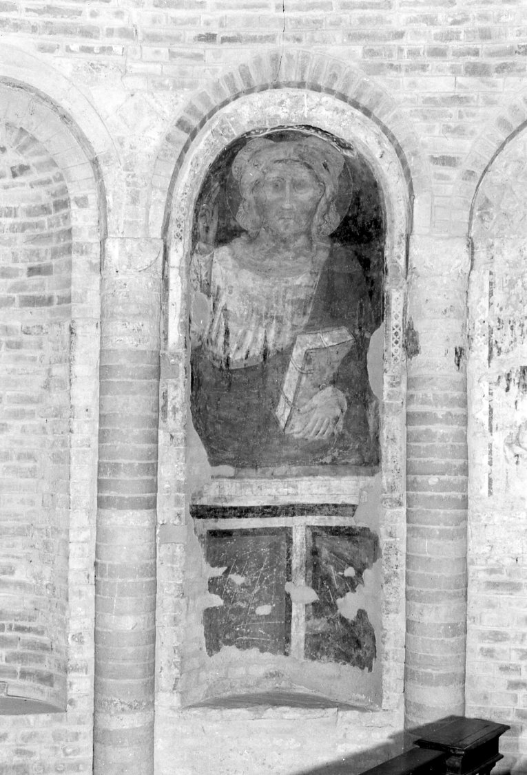 Cristo benedicente (dipinto) di Vitale da Bologna (cerchia) (sec. XIV)