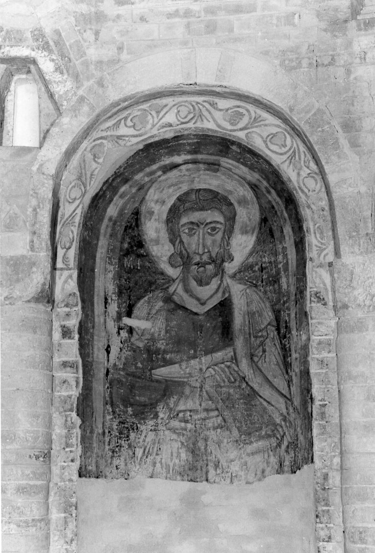 San Matteo Evangelista (dipinto, elemento d'insieme) - bottega emiliana (fine/inizio secc. XII/ XIII)