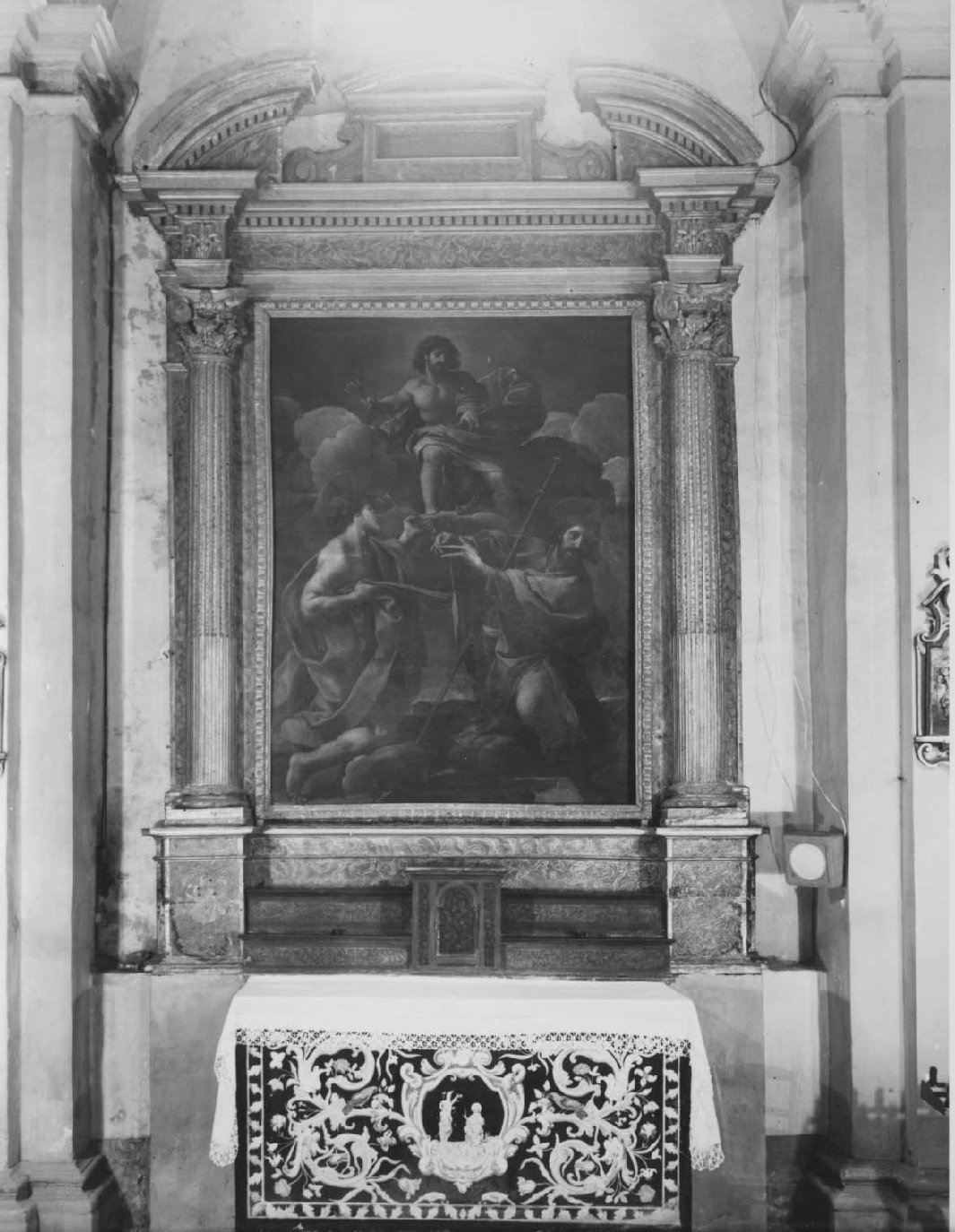 paliotto - a pannello piano - manifattura emiliana (sec. XVIII)