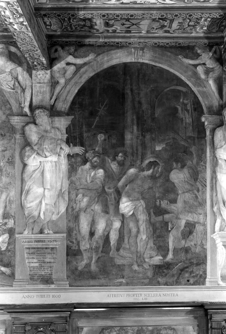 flagellazione di Cristo (dipinto, elemento d'insieme) di Albani Francesco (attribuito) (secc. XVI/ XVII)