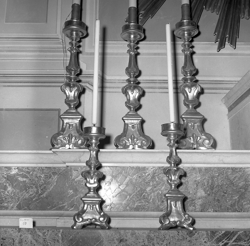 candeliere, serie - bottega emiliano-romagnola (sec. XVIII)