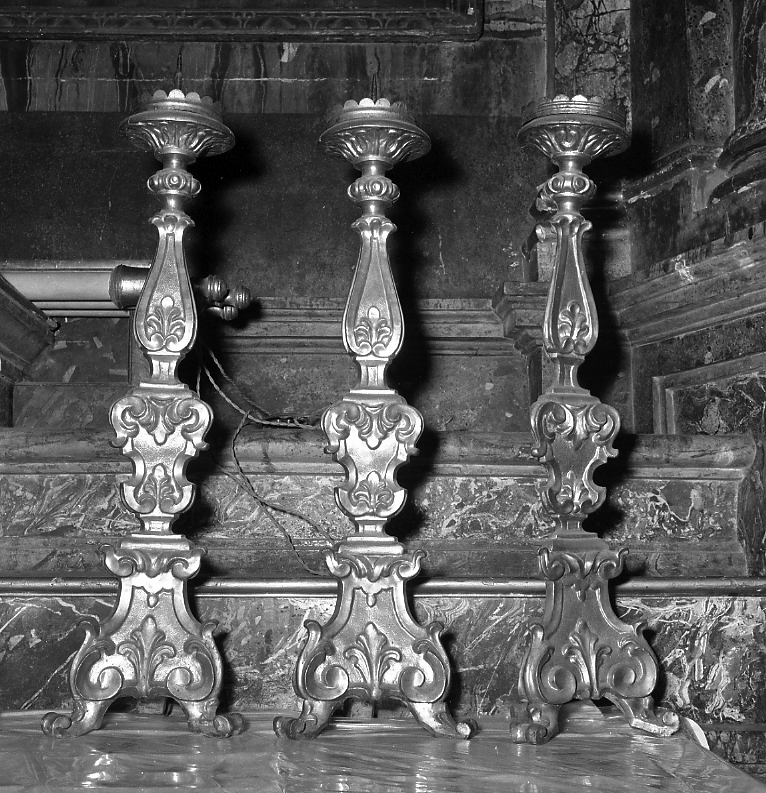 candeliere, serie - bottega emiliano-romagnola (sec. XVIII)