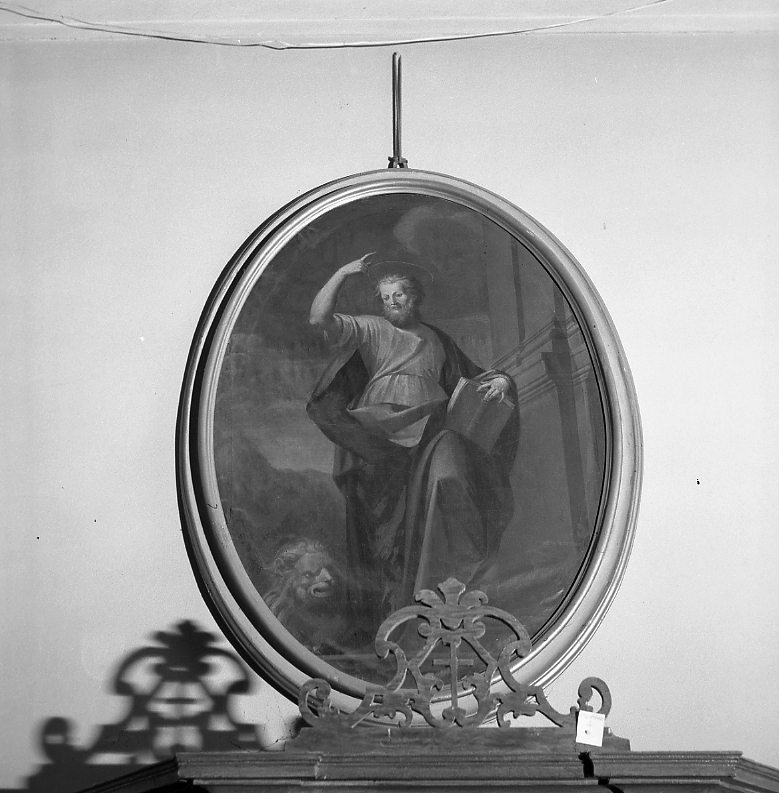 San Marco Evangelista (dipinto, elemento d'insieme) di Carretti Domenico (primo quarto sec. XVIII)