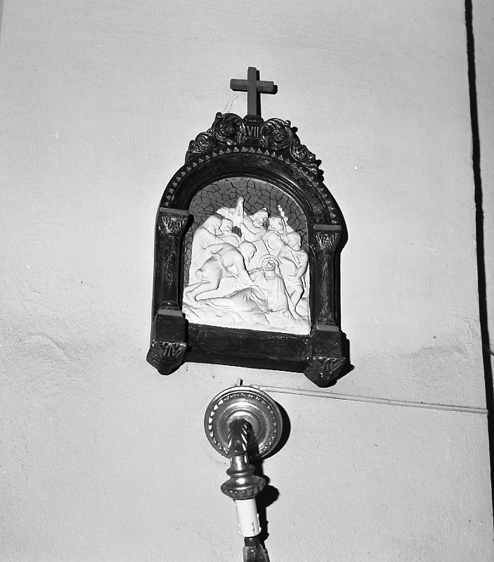 stazioni della via crucis (rilievo, insieme) - bottega emiliano-romagnola (sec. XIX)