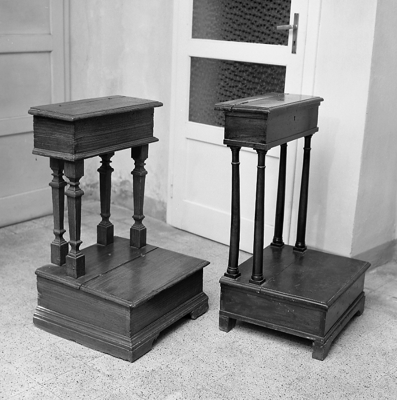 inginocchiatoio, serie - bottega emiliano-romagnola (sec. XIX)