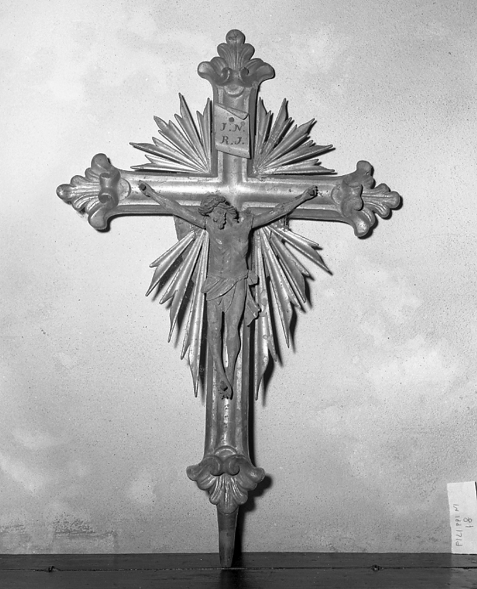 croce processionale - bottega emiliano-romagnola (sec. XVIII)