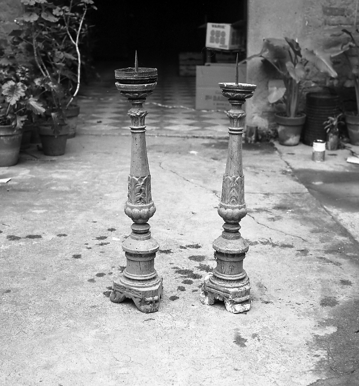 candeliere, serie - bottega emiliano-romagnola (seconda metà sec. XVIII)