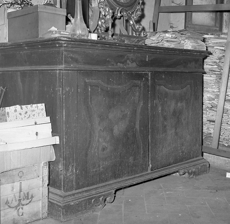 credenza - bottega emiliano-romagnola (sec. XVIII)