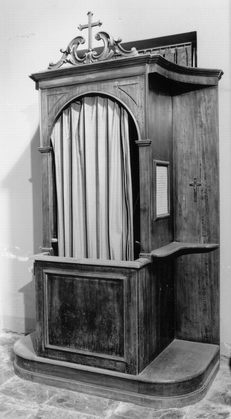 confessionale, serie - manifattura emiliana (secc. XVIII/ XIX)