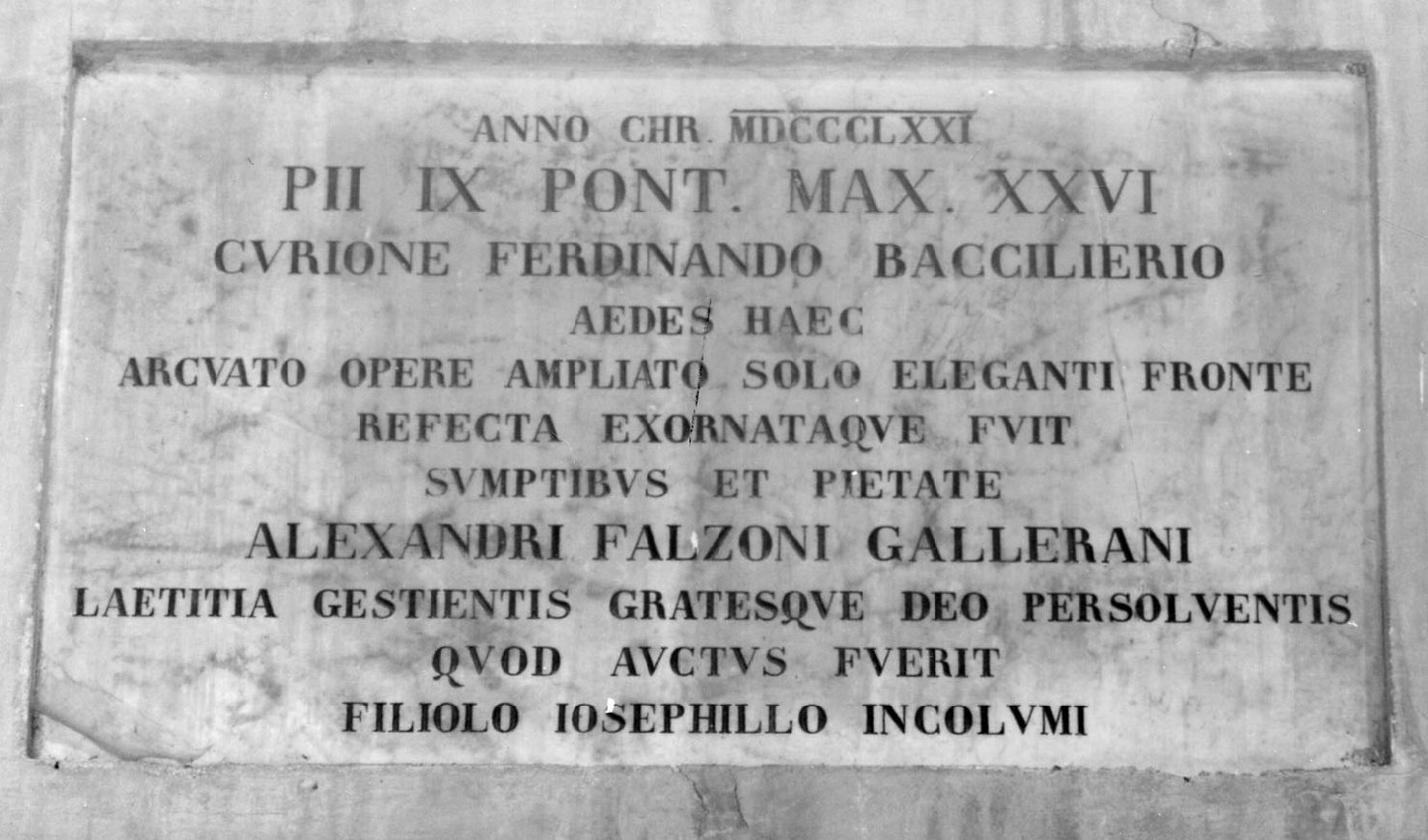 lapide - manifattura emiliana (sec. XIX)