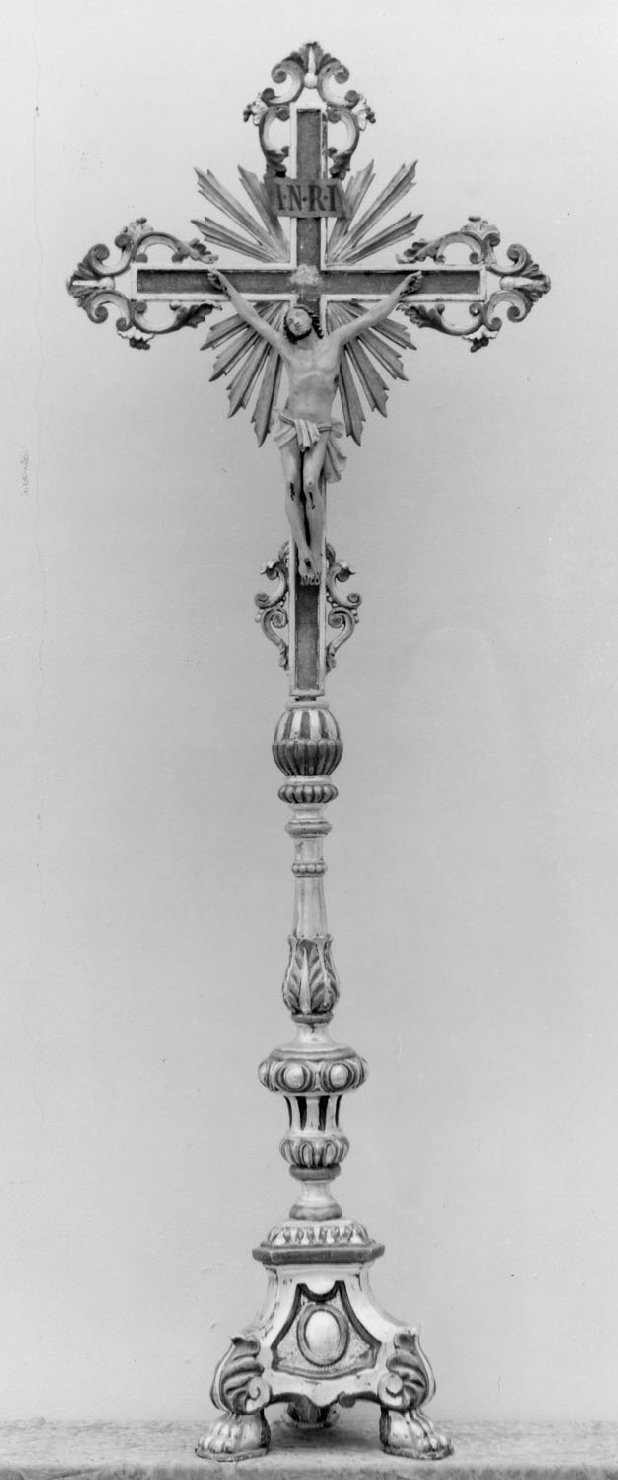 croce d'altare - manifattura emiliana (seconda metà sec. XVIII)