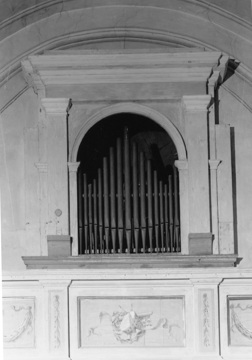 cassa d'organo - manifattura emiliana (seconda metà sec. XIX)